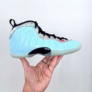 Nike Foamposite Little Posite ONE MIXTAPE Light Blue Sneakers